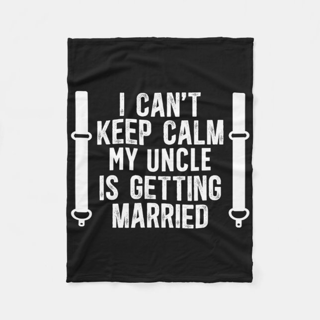 Manta Polar Mi tío se casa sobrino del novio (Anverso)