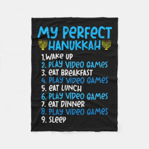 Manta Polar Mi videojuego perfecto Hanukkah Chanukah Jew Men B