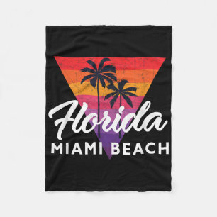 Manta Polar Miami Beach Retro Miami Vintage Triangle 70s 80s T