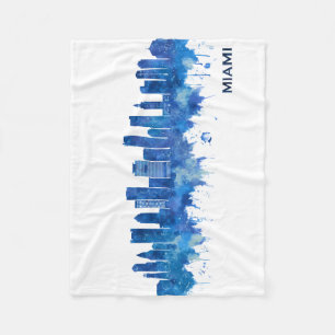 Manta Polar Miami Florida Skyline Blue