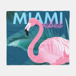 Manta Polar Miami Vibes Neon Flamingo Art Deco