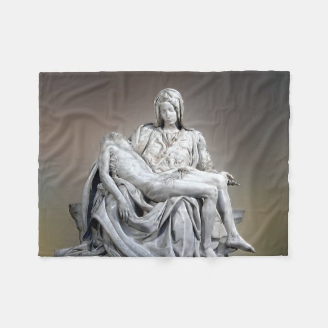 Manta Polar Michelangelo - La Pieta (Frente (Horizontal))