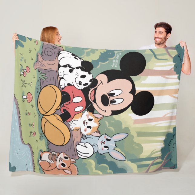 Manta Polar Mickey Mouse Blanket (In situ)