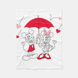 Manta Polar Mickey y Minnie