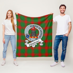 Manta Polar Middleton Clan Badge Tartan Plaid