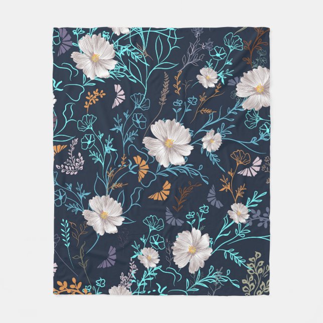 Manta Polar Midnight Garden (Anverso)