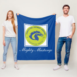 Manta Polar Mighty Mustangs Fleece Blanket