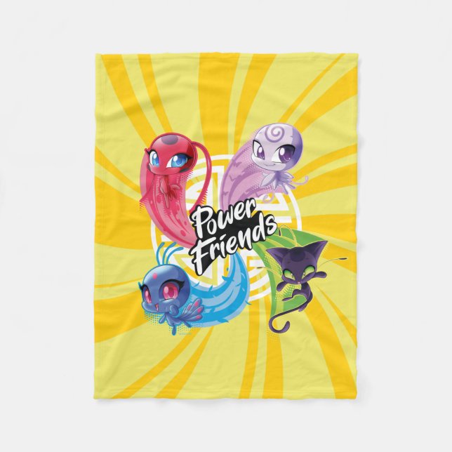 Manta Polar Milagrosos amigos del poder de Kwamis (Anverso)