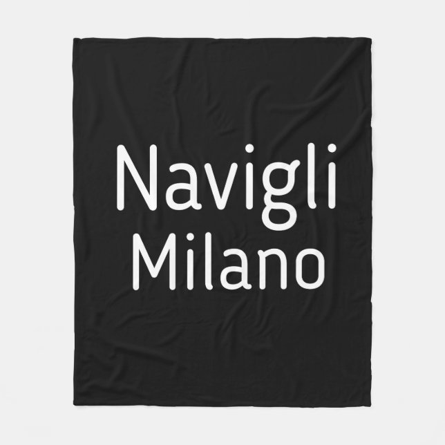 Manta Polar Milano Italien Navigli T-Shirt (Anverso)