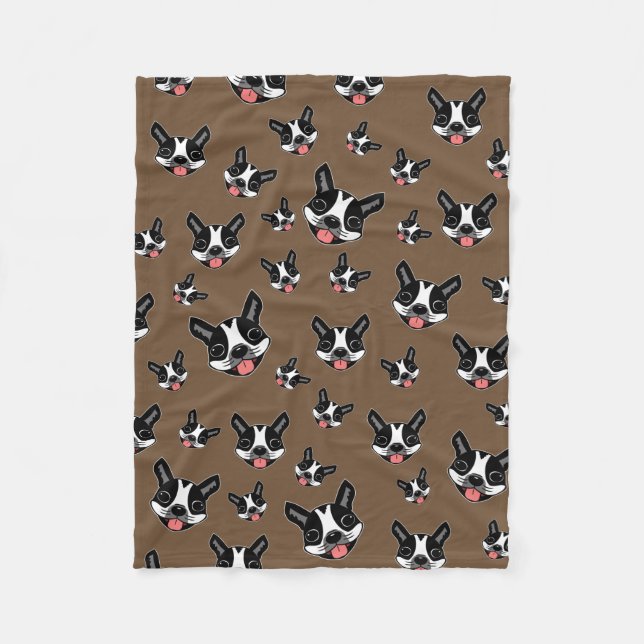 Manta Polar Milo The Boston Terrier (Anverso)