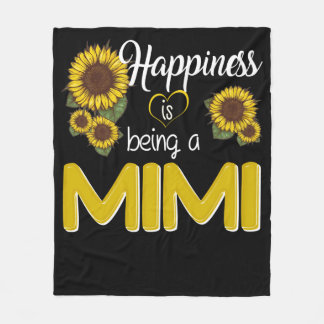Manta Polar Mimi Gift | La Felicidad Es Ser Un Girasol MiMi