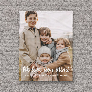 Manta Polar Mimi We Love you Hearn Modern Single Photo
