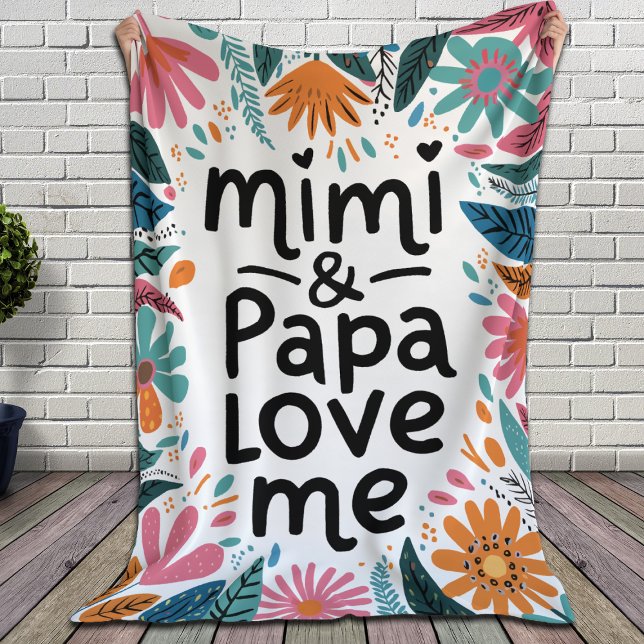 Manta Polar Mimi y papá me aman (Subido por el creador)