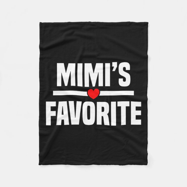 Manta Polar Mimi's Favorite Granhild Funny Grandson Granddaugh (Anverso)