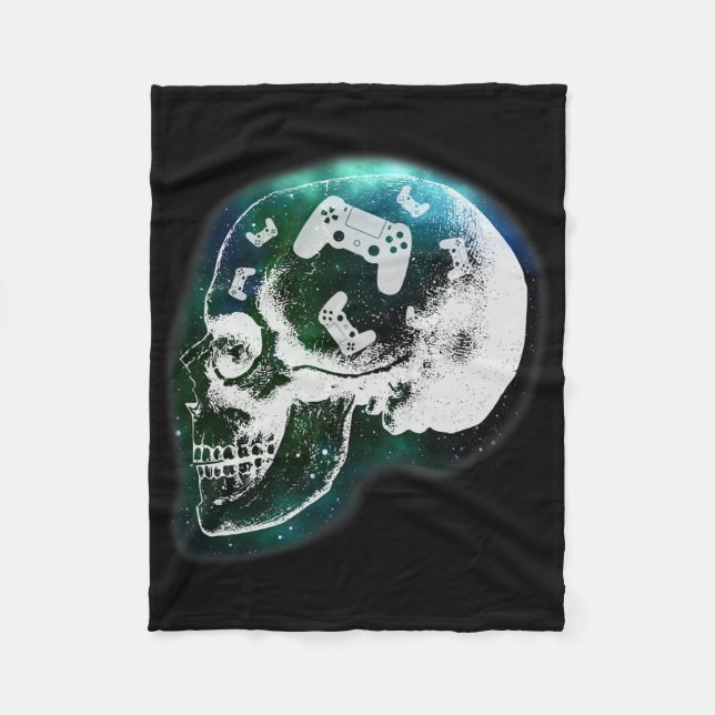 Manta Polar Mind Controller Skull Gaming Gamer Mens Boys Teens (Anverso)