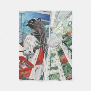 Manta Polar Mind Flayer Grocere Store Fantasy Art Blanket