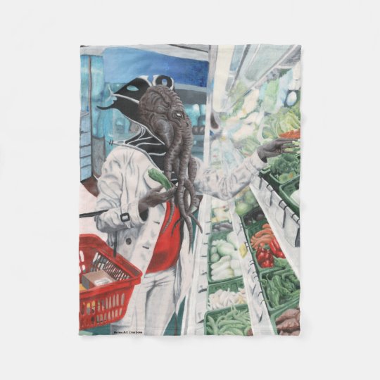 Manta Polar Mind Flayer Tienda Fantasy Art Blanket Zazzle Es