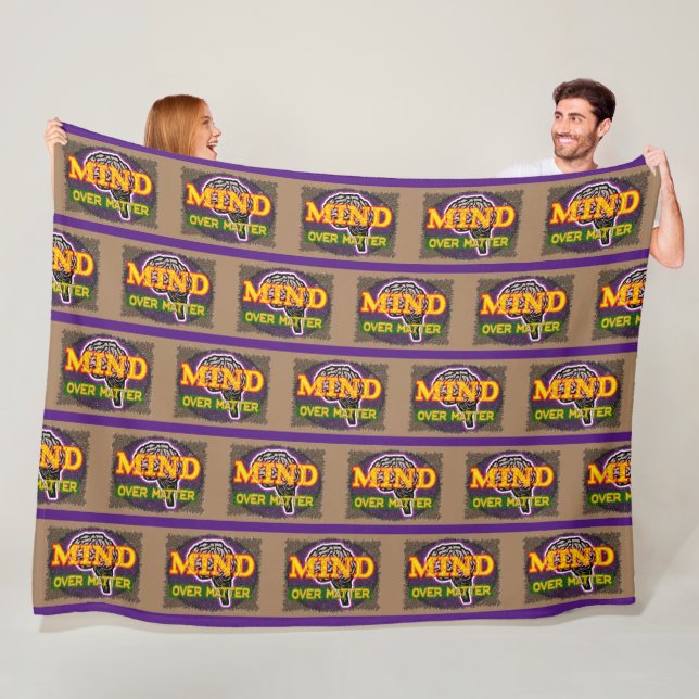 Manta Polar Mind Over Mate Fleece Blanket (In situ)