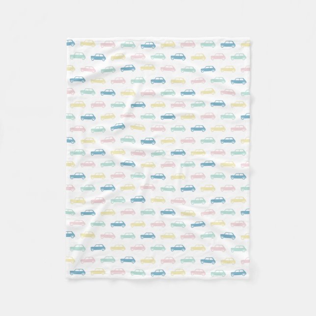 Manta Polar Mini toneleros en camino - pastel - (Anverso)