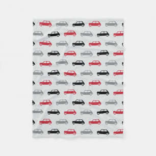 Manta Polar Mini toneleros en camino - rojo y negro -