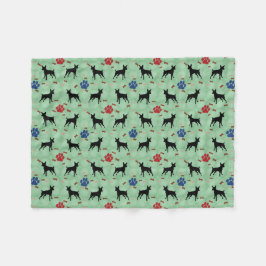 Manta Polar Miniatura de la sombra de Pinscher