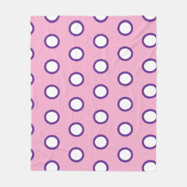 Manta Polar Minimal Polka Dot Fleece Blanket  