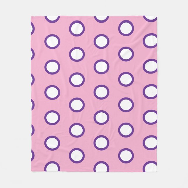Manta Polar Minimal Polka Dot Fleece Blanket   (Anverso)