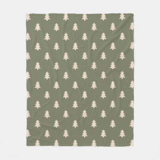 Manta Polar Minimalist Pine Tree Neutral Boho Farmhouse Winter