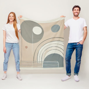 Manta Polar Minimalista Resumen de la Funda
