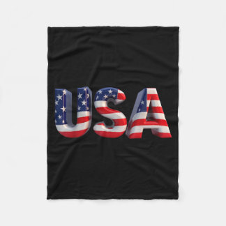 Manta Polar Mínimo Bandera Americana Patriótica Usa