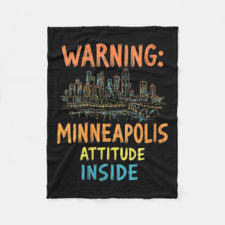 Manta Polar Minneapolis Minnesota Noche Skyline V