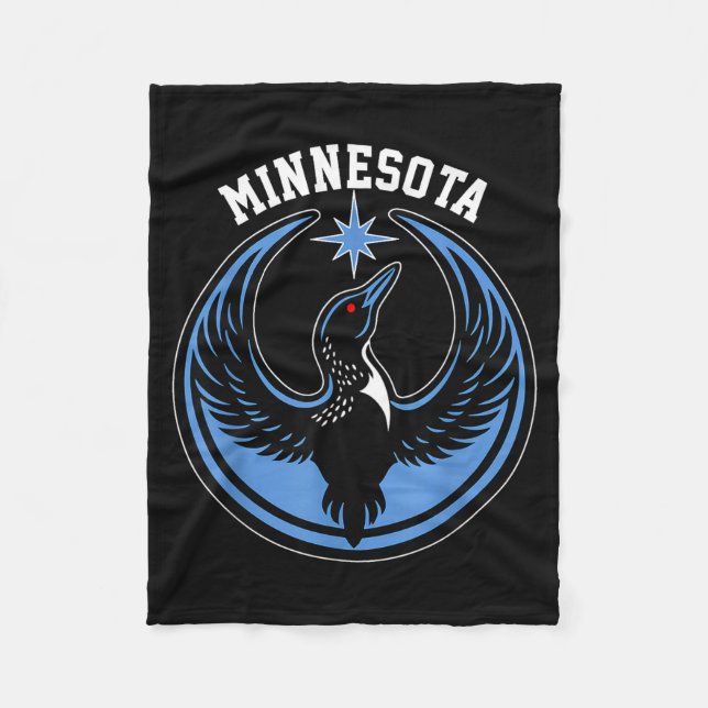 Manta Polar Minnesota Rebel Loon New Mn Artwork (Anverso)