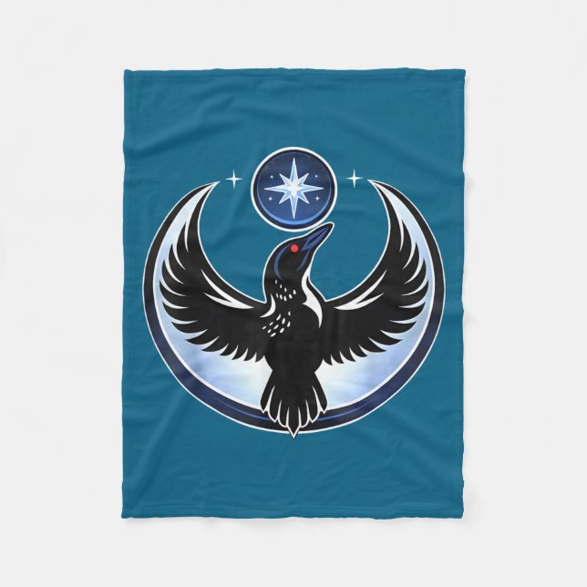 Manta Polar Minnesota Rebel State Flag 5 Illustration (Anverso)