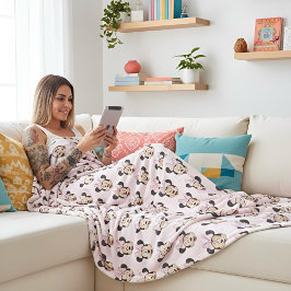 Manta Polar Minnie Fleece Blanket