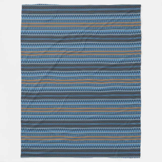 Manta Polar Minoan Blue Fleece Blanket II (Anverso)