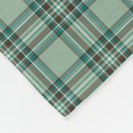 Manta Polar Mint Green Plaid Kelly Tartan