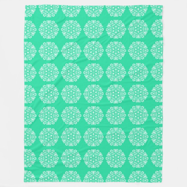Manta Polar Minty Mandala (Anverso)