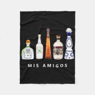 Manta Polar Mis amigos Tequila Funny Cinco De Mayo