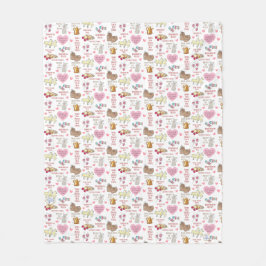 Manta Polar Mis Cosas Favoritas Acogedor Tema Musical