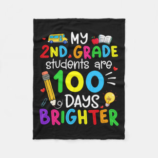 Manta Polar Mis estudiantes de segundo grado son 100 días más 