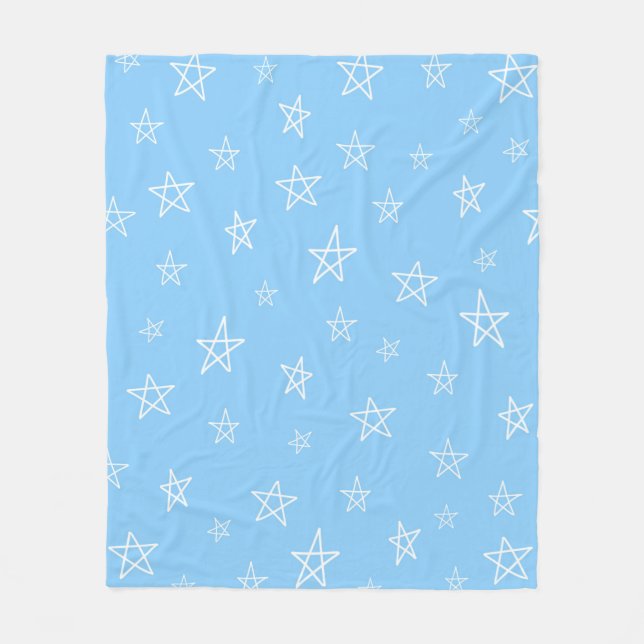 Manta Polar Mis Primeras Estrellas (Azul) (Anverso)