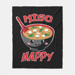 Manta Polar Miso Happy Funny Food Kawaii
