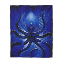 "Mística azul Octopus Blanket**
