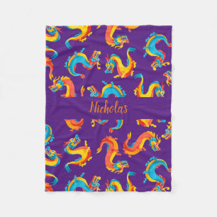 Manta Polar Mítica Maqueta De Dragón Para Los Amantes De La Fa