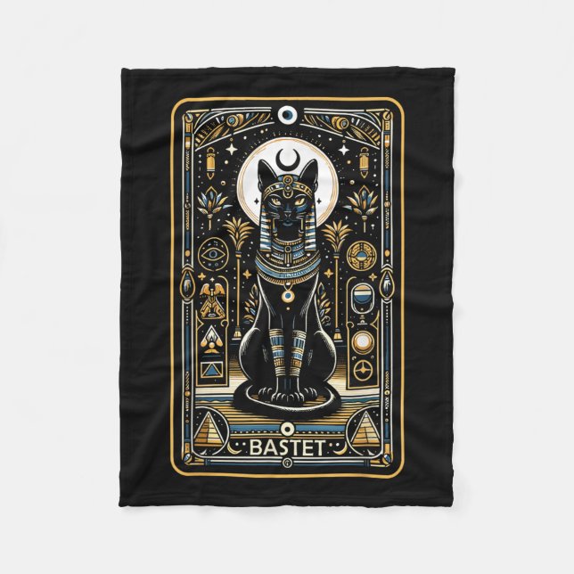 Manta Polar Mítolog egipcio de Bastet Cat Goddess (Anverso)