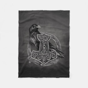 Manta Polar Mjolnir - el martillo del Thor y del cuervo