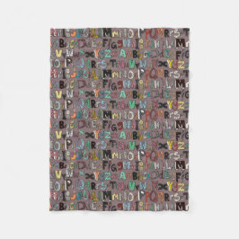 Manta Polar Mocha ABC multi