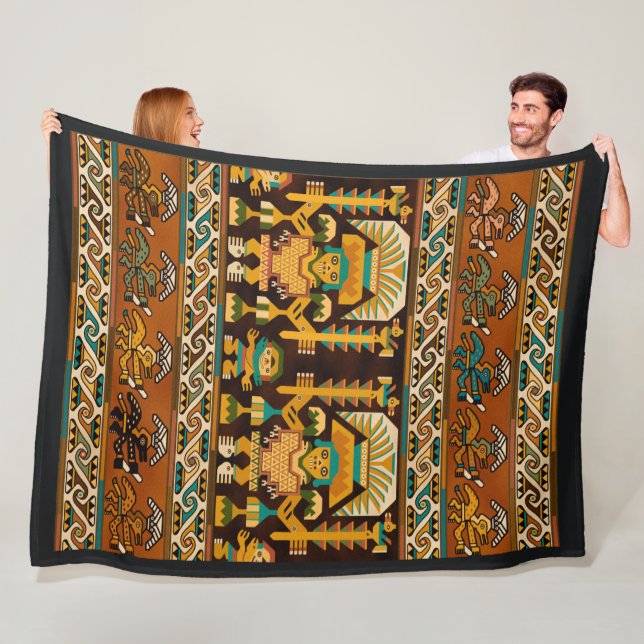 Manta Polar Moche real (In situ)