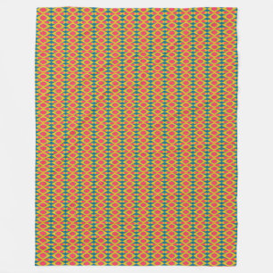 Manta Polar Mod Fleece Blanket Retro - Estilo de mediados del 
