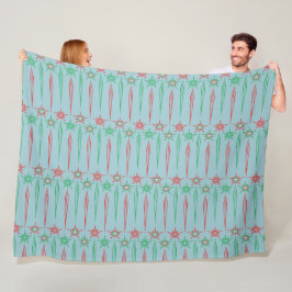 Manta Polar Mod Mod Icicles Fleece Blanket (3 Tamaños)
